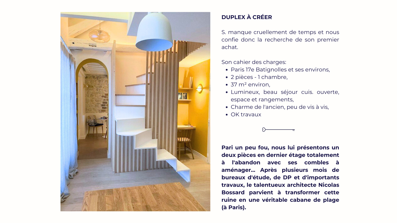 Duplex comme une cabane - Paris 18 