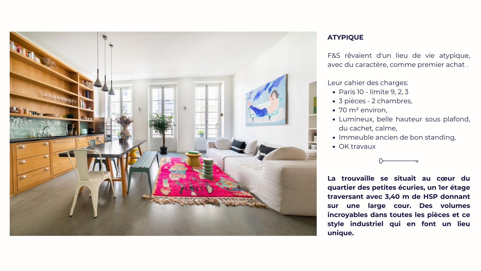 Loft cour des petites écuries - Paris 10