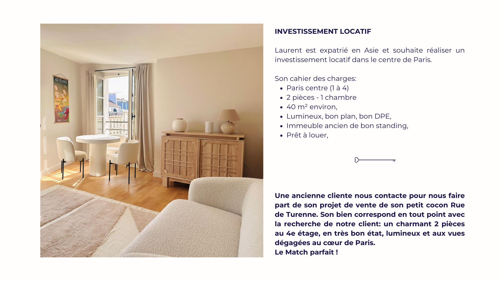Charmant cocon rue de Turenne - Paris 3