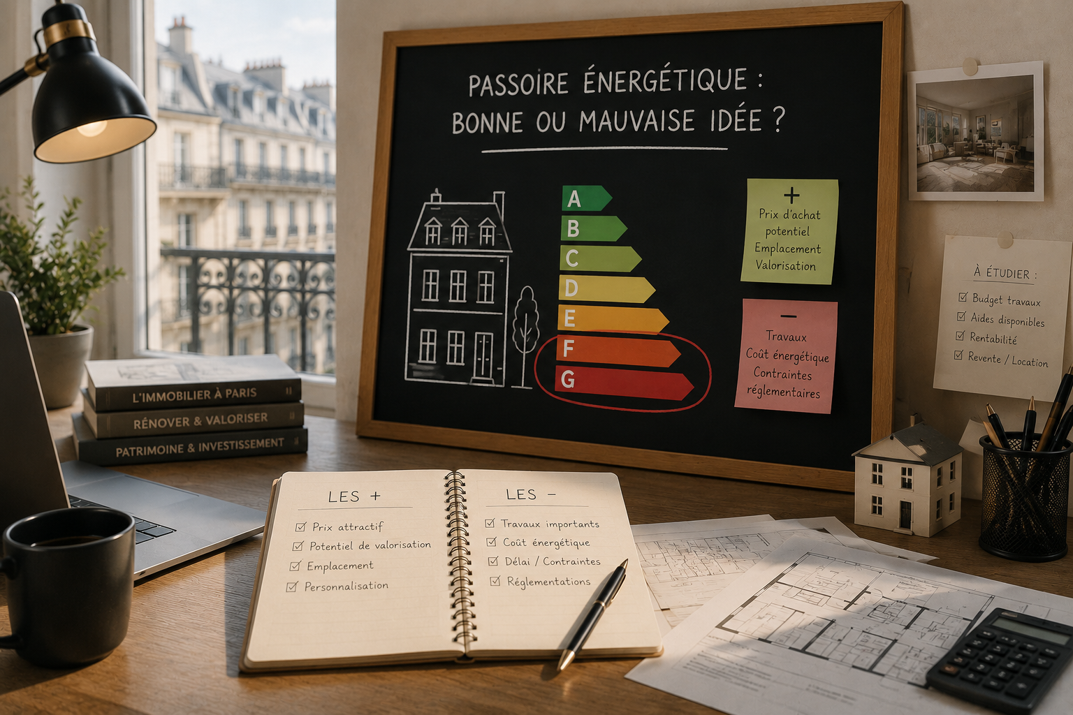 Acheter une passoire thermique à Paris en 2026 (DPE F ou G) : Bonne ou mauvaise idée ?