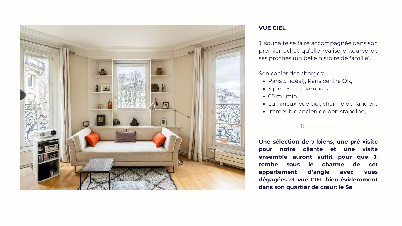 Joli appartement d'angle - Paris 5