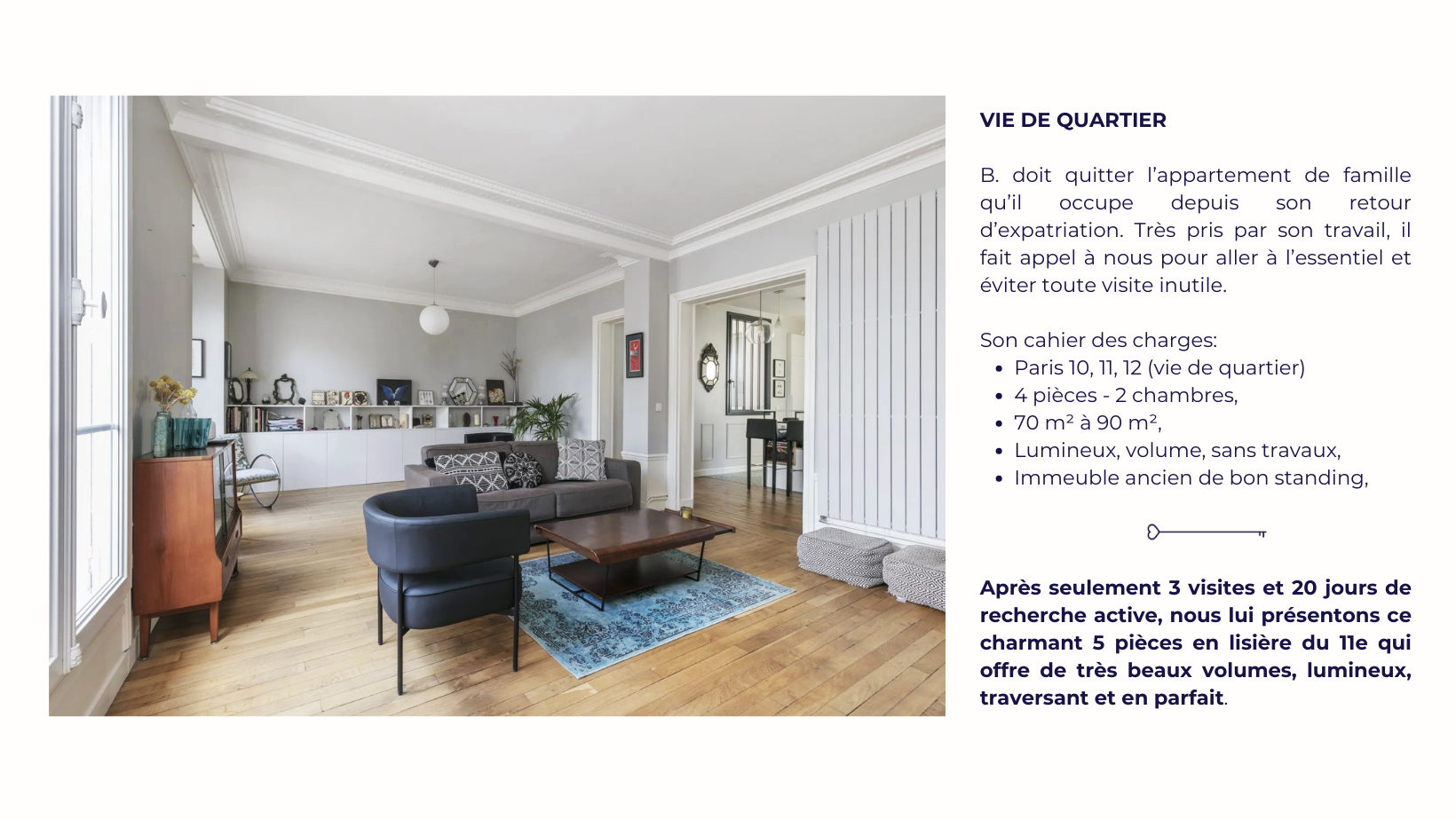 Appartement familial vue dégagée - Paris 11