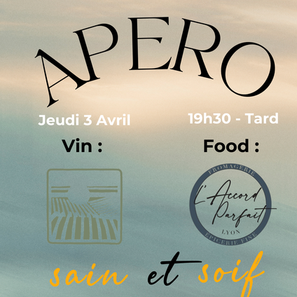 Jeudi 3 Avril - Apéro vigneron