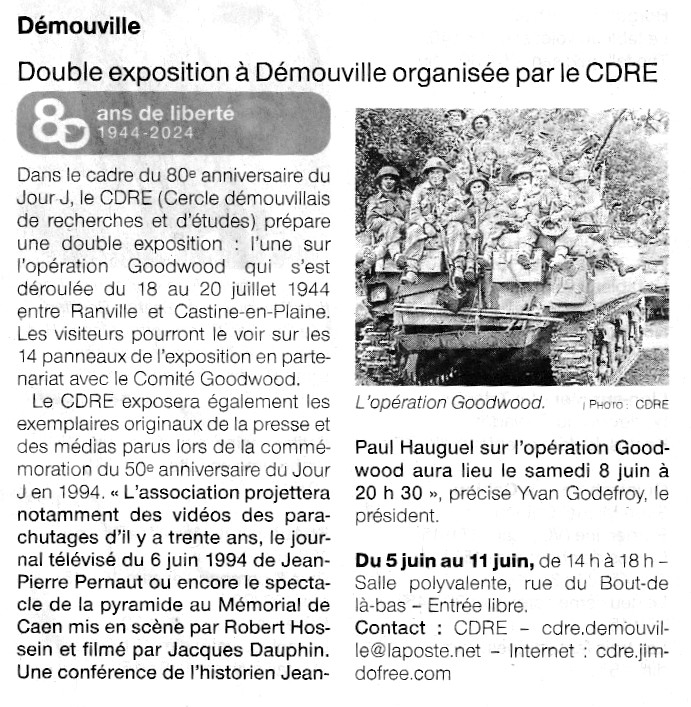 Ouest France du 25 mai 2024