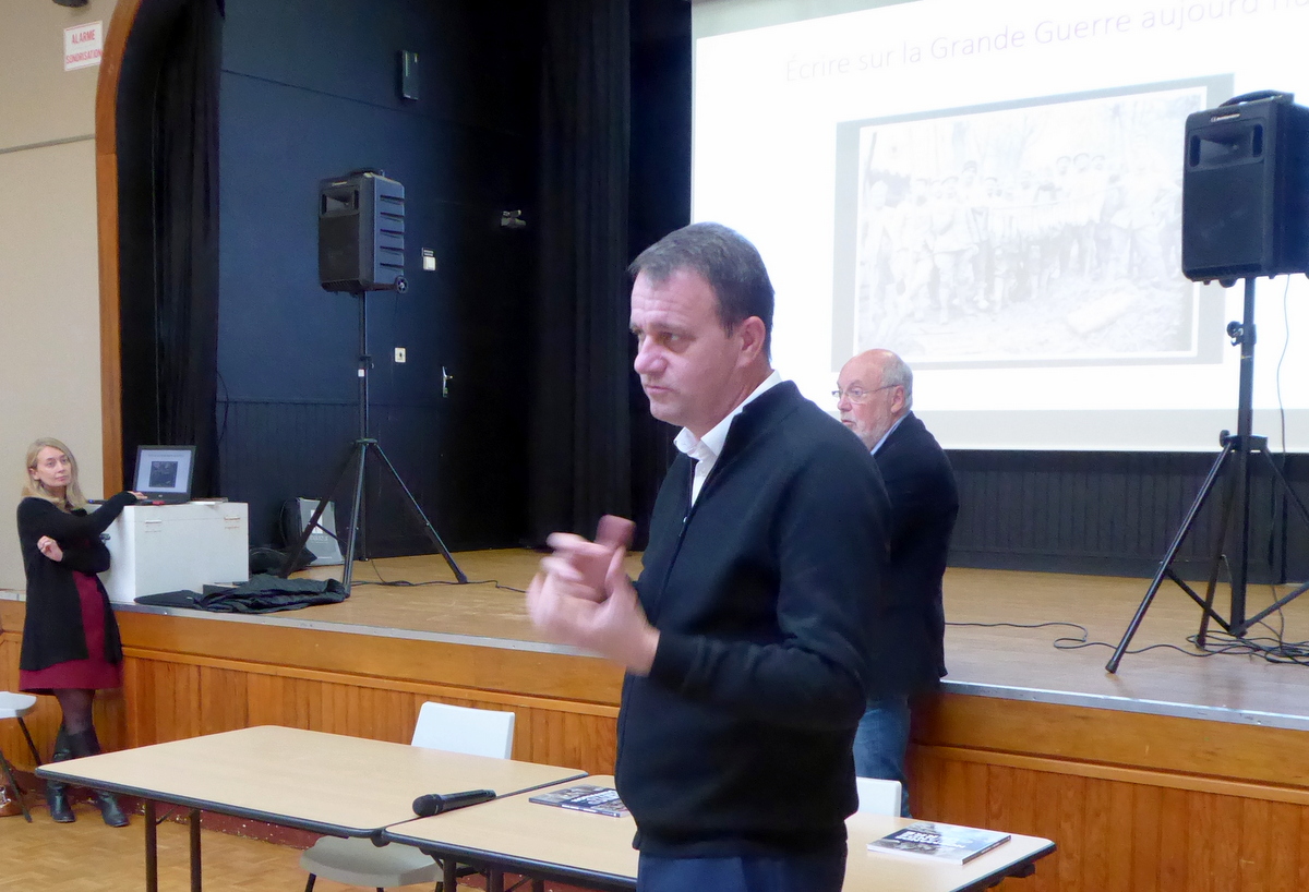 Présentation du livre "Les Normands dans la Grande Guerre" par Marc et Sophie Pottier et Jean-Yves Meslé