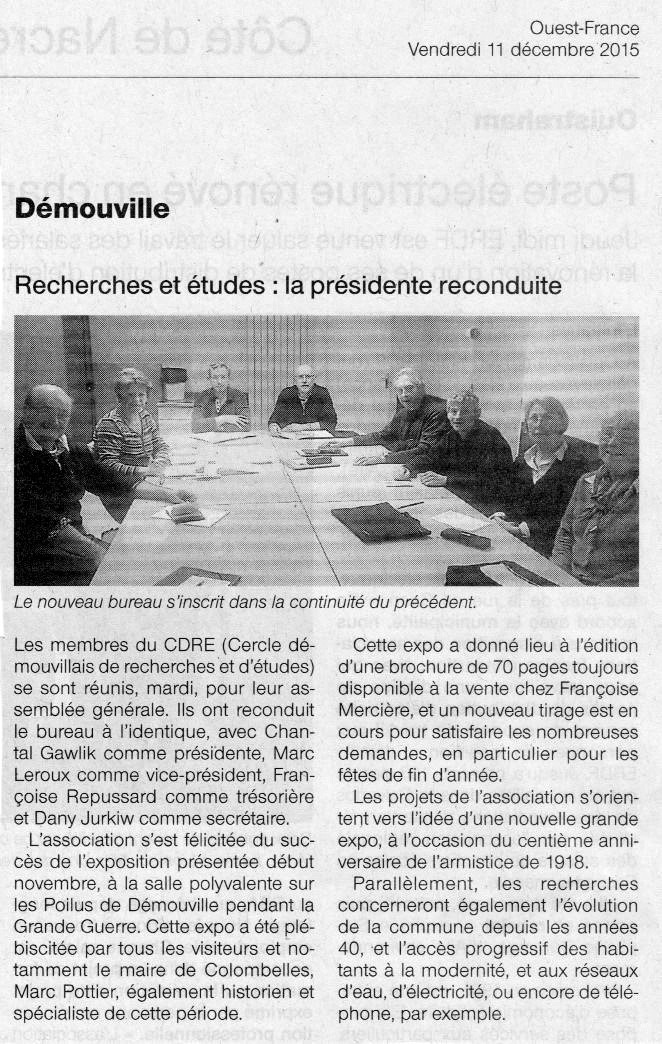 Ouest-France 11/12/2015