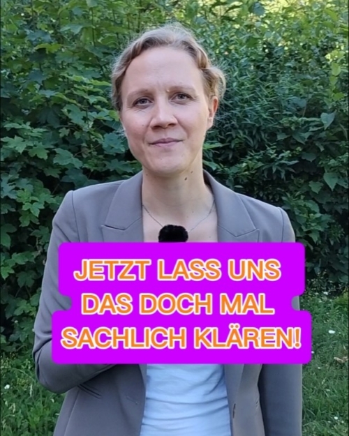 Video: Jetzt lass uns das doch mal sachlich klären!