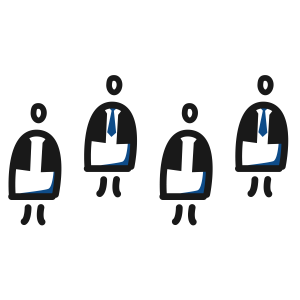Teammediation Zeichnung