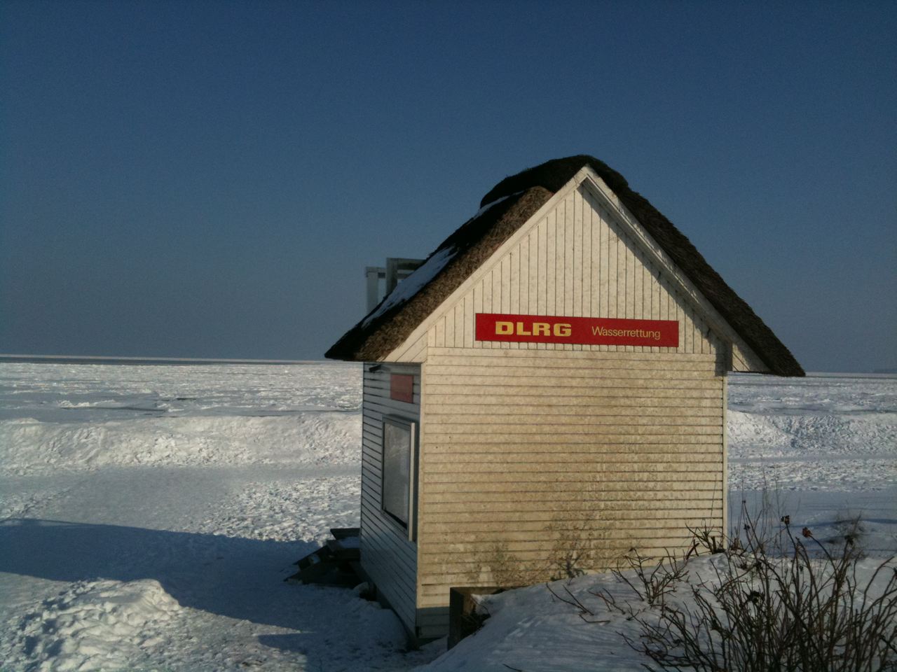 baden Sie in der Ostsee,