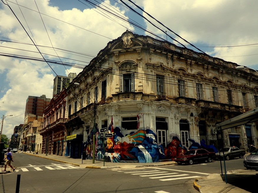 Koloniale Gebäude in Asuncion