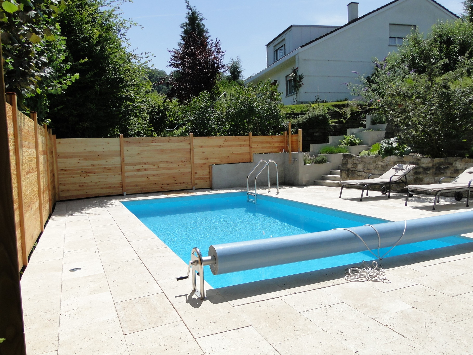Der fertige Pool - Pool selber bauen