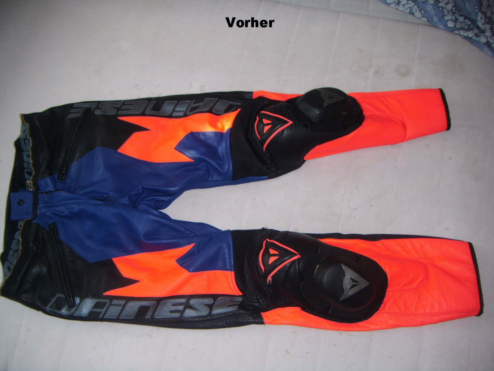 Motorrad Hose Vorher