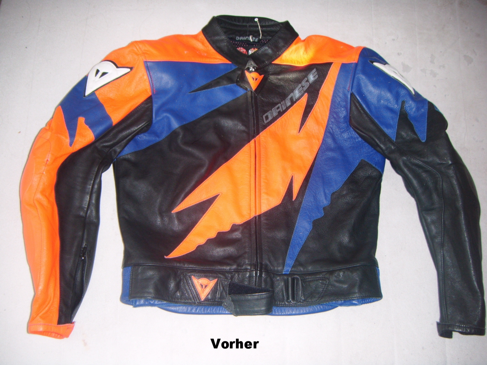 Motorrad Jacke Vorher