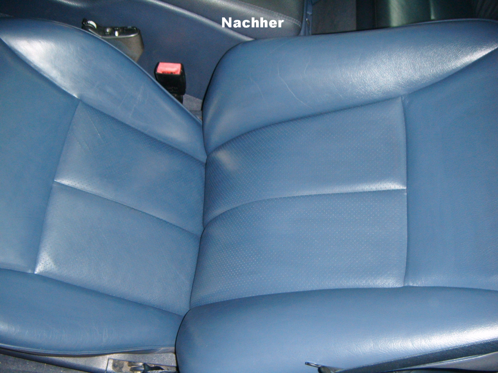 Auto Innenreinigung Professionelle BEHANDLUNG Leder Sitz und