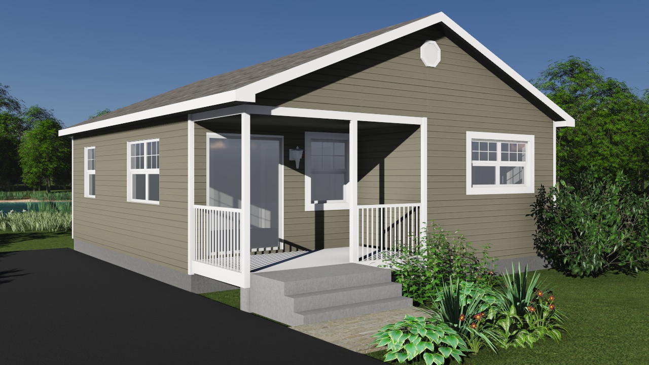 1 Bedroom Mobile Homes / 800 Sq FT Mobile Homes The Regina' single