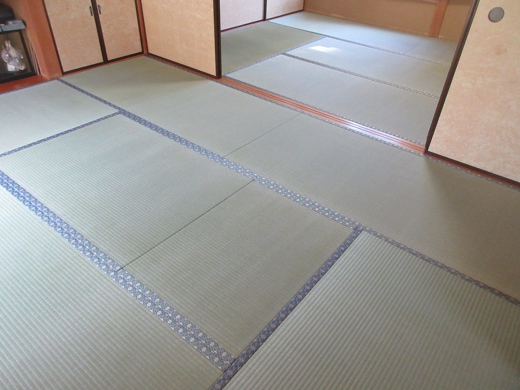 八王子市M様　２部屋一緒に畳替え施工写真