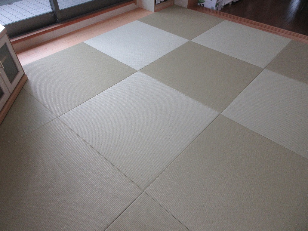 多摩市O様　縁無し畳の施工ご紹介