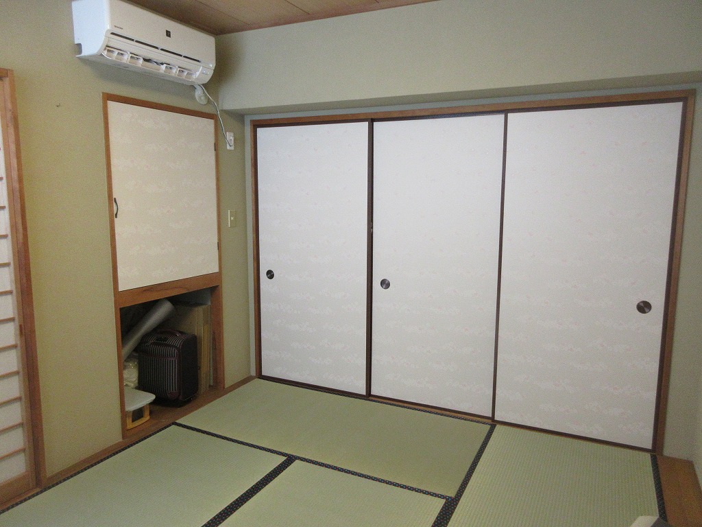 稲城市T様　特上とドット柄の畳縁　襖も一緒に承りました