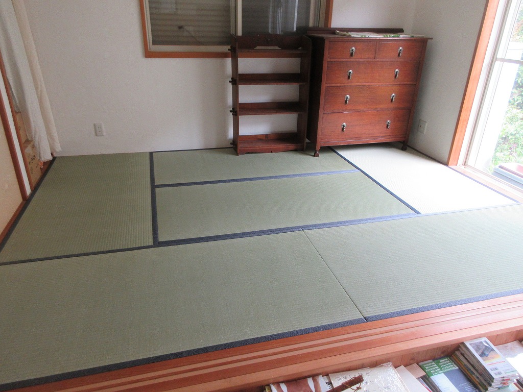 日野市E様　縁無し畳から縁付き畳へ変更なさいました