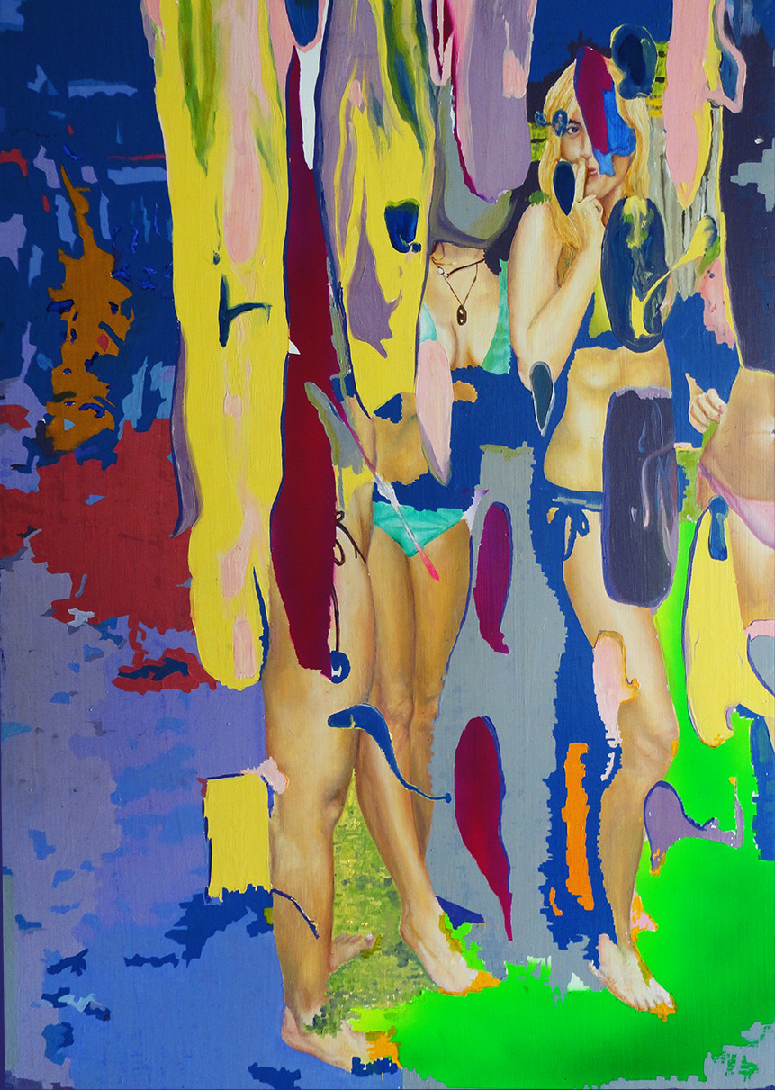 Nadie garantiza las alegrias insecticidas / Oil on canvas - 2012