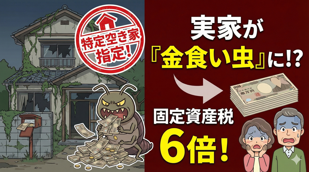 恐怖の通知が届く前に。仙台の実家空き家が“金食い虫”になる3つの負債リスクと止血策