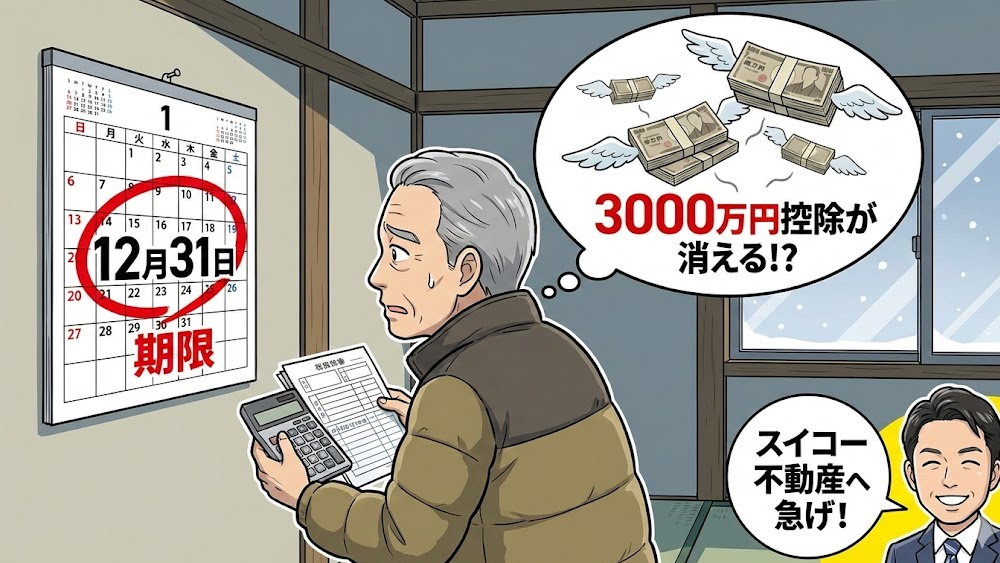 実家を売る期限は「3年目の年末」。3000万円控除を逃して大損しないために