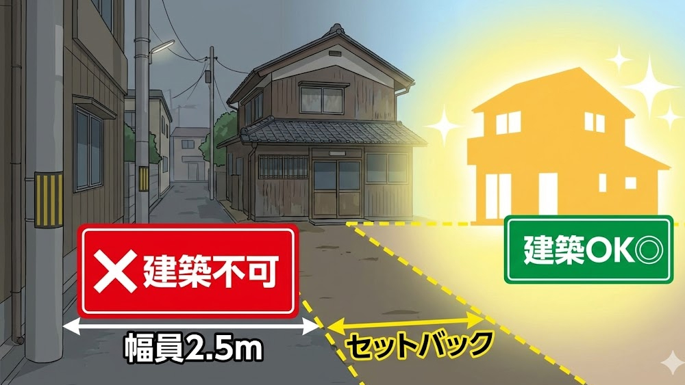 「再建築不可」と宣告されても諦めないで。狭い道路の実家を「売れる土地」に変える建築士の裏技