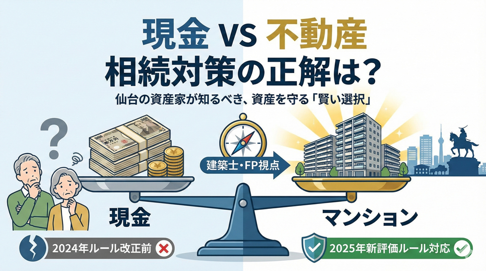 現金で残すかマンションに変えるか、資産を守る賢い選択