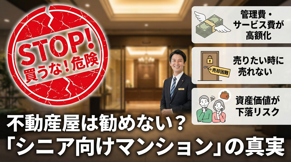 仙台でシニア向けマンションを買ってはいけない人｜維持費・売却・相続の注意点