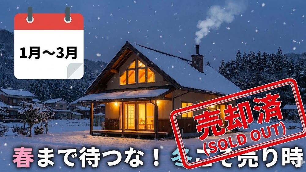「春になったら売ろう」では遅すぎる？不動産が一年で一番動く「1月・2月」の活用法