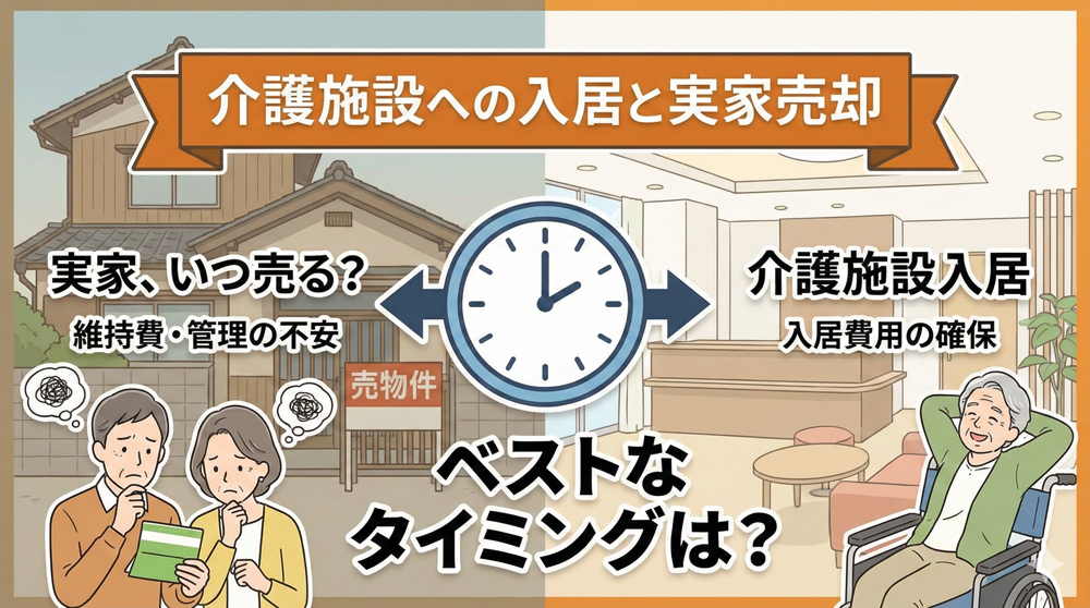 介護施設への入居が決まったら。実家売却の「ベストなタイミング」と手順（仙台版）