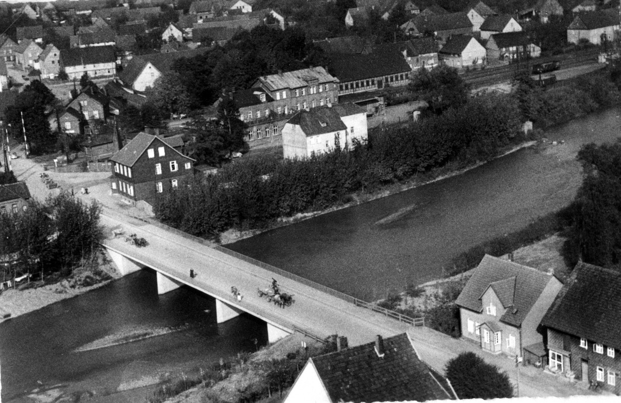 Die neue Oderbrücke wurde 1954 gebaut