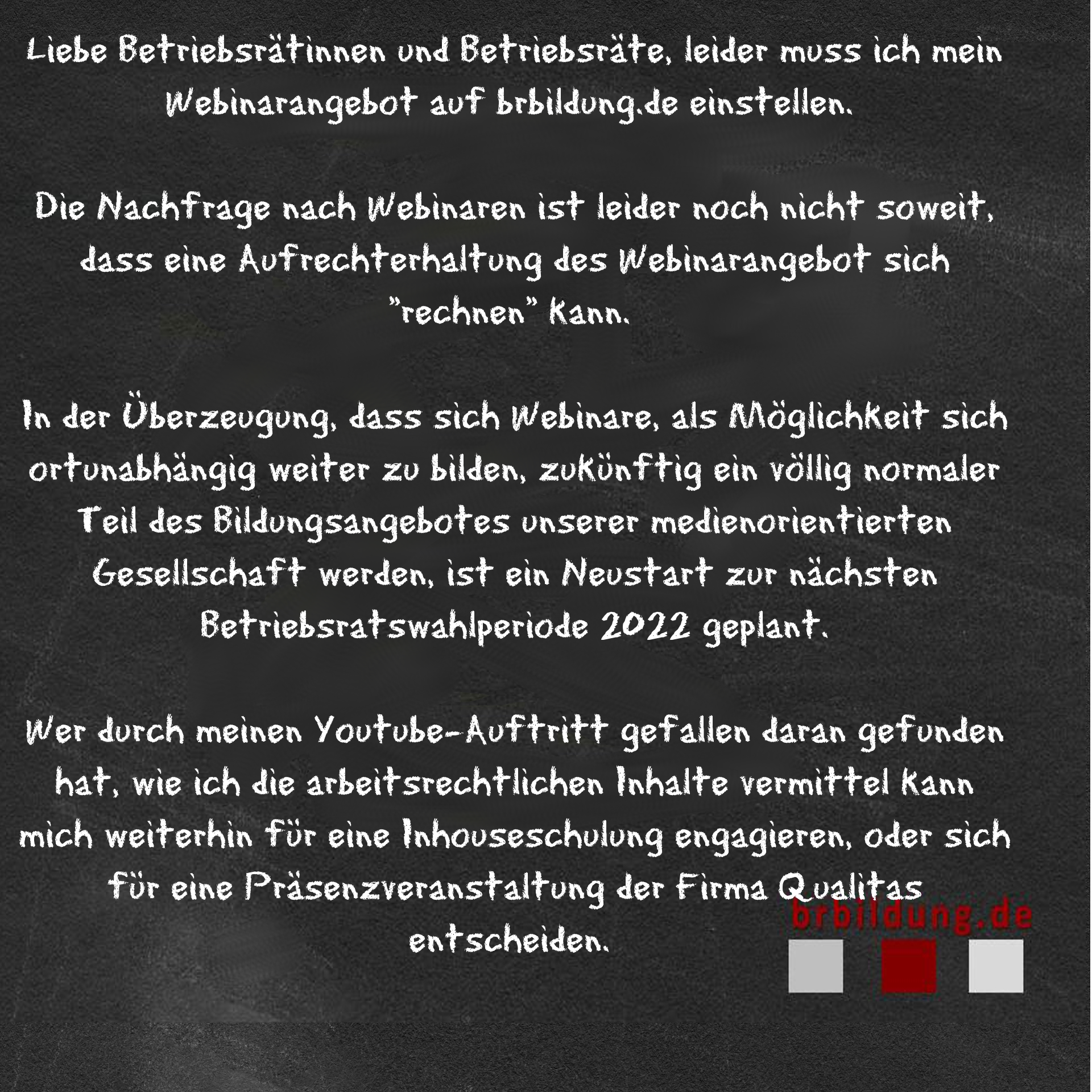Webinare - br seminare für Betriebsräte - brbildung - Der ...
