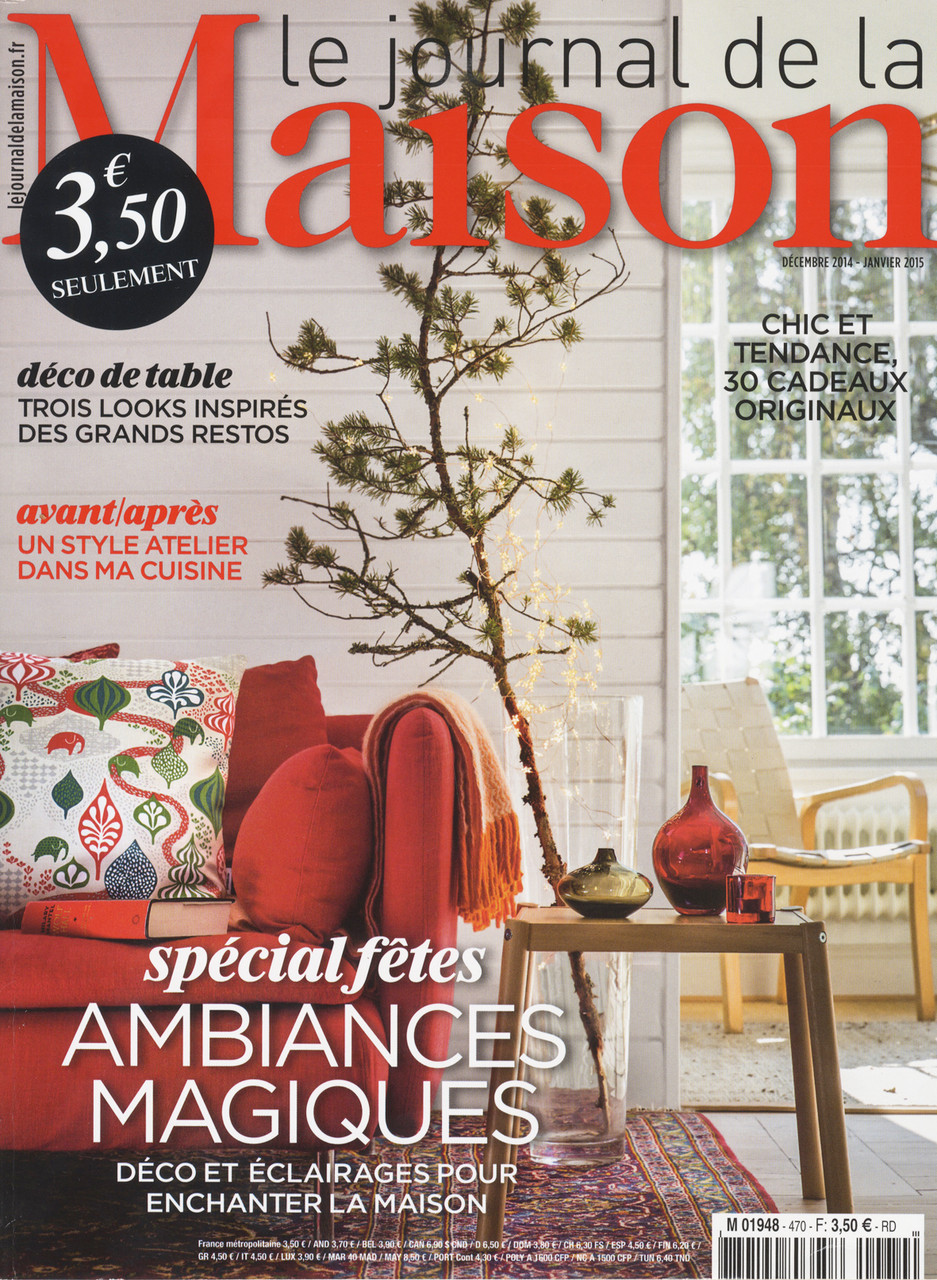 JOURNAL DE LA MAISON < PORTRAIT - NOVEMBRE 2014