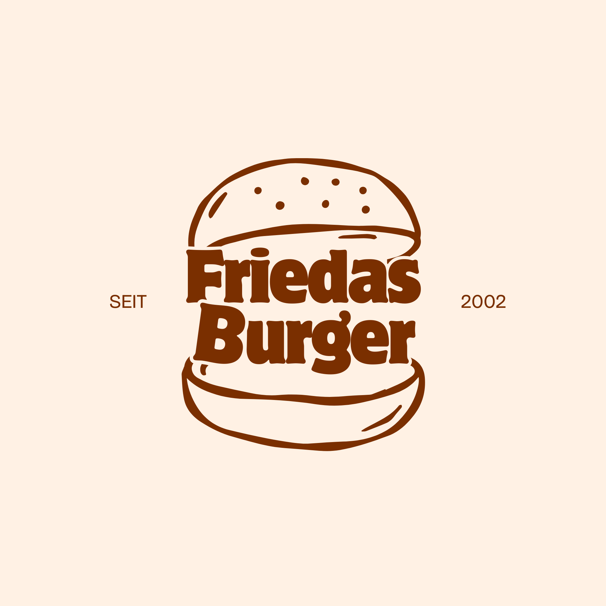 Beispiellogo für ein Burgerrestaurant