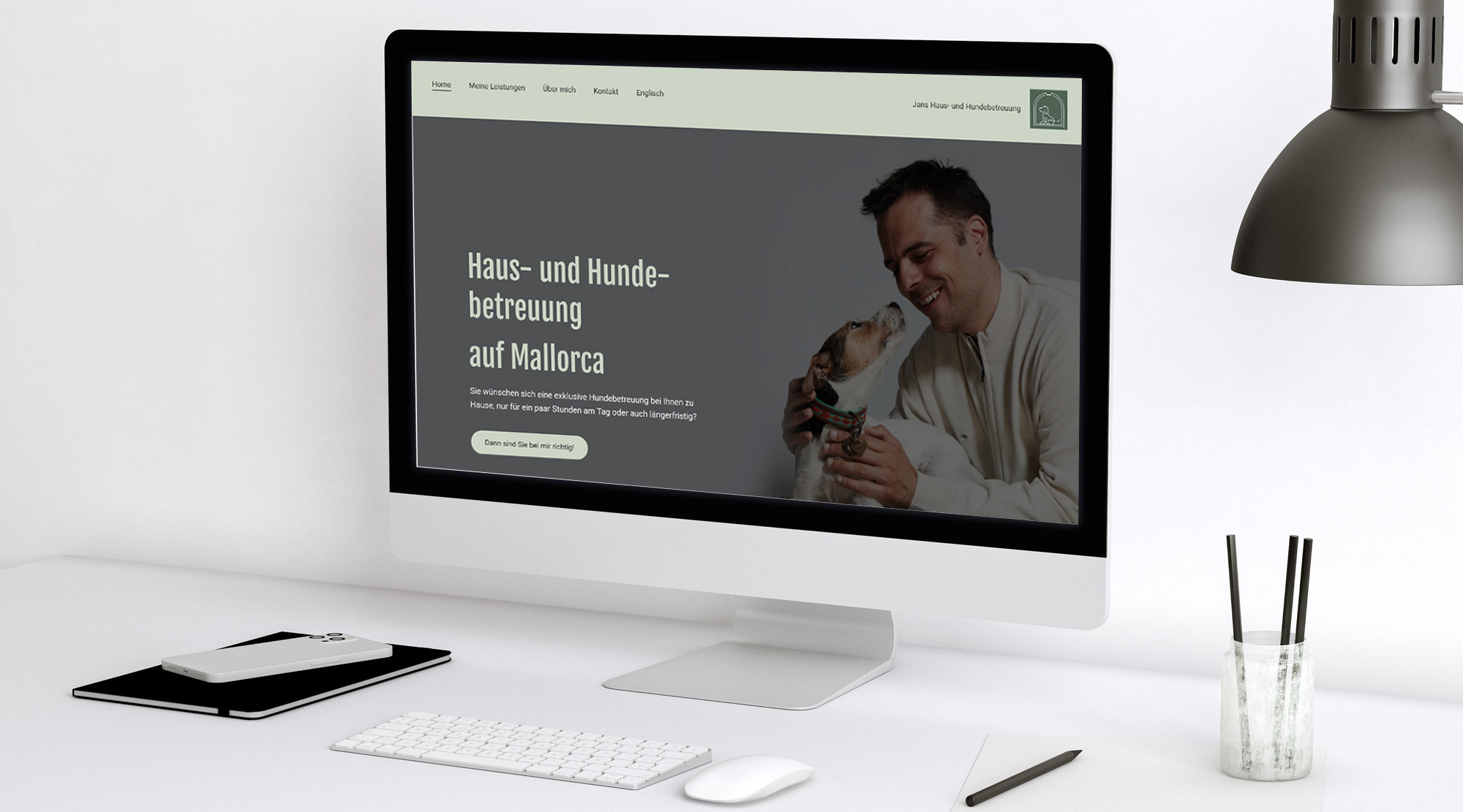Jans Haus- und Hundbetreuung - CI/Logo Entwicklung - Ausstattung - Webseite