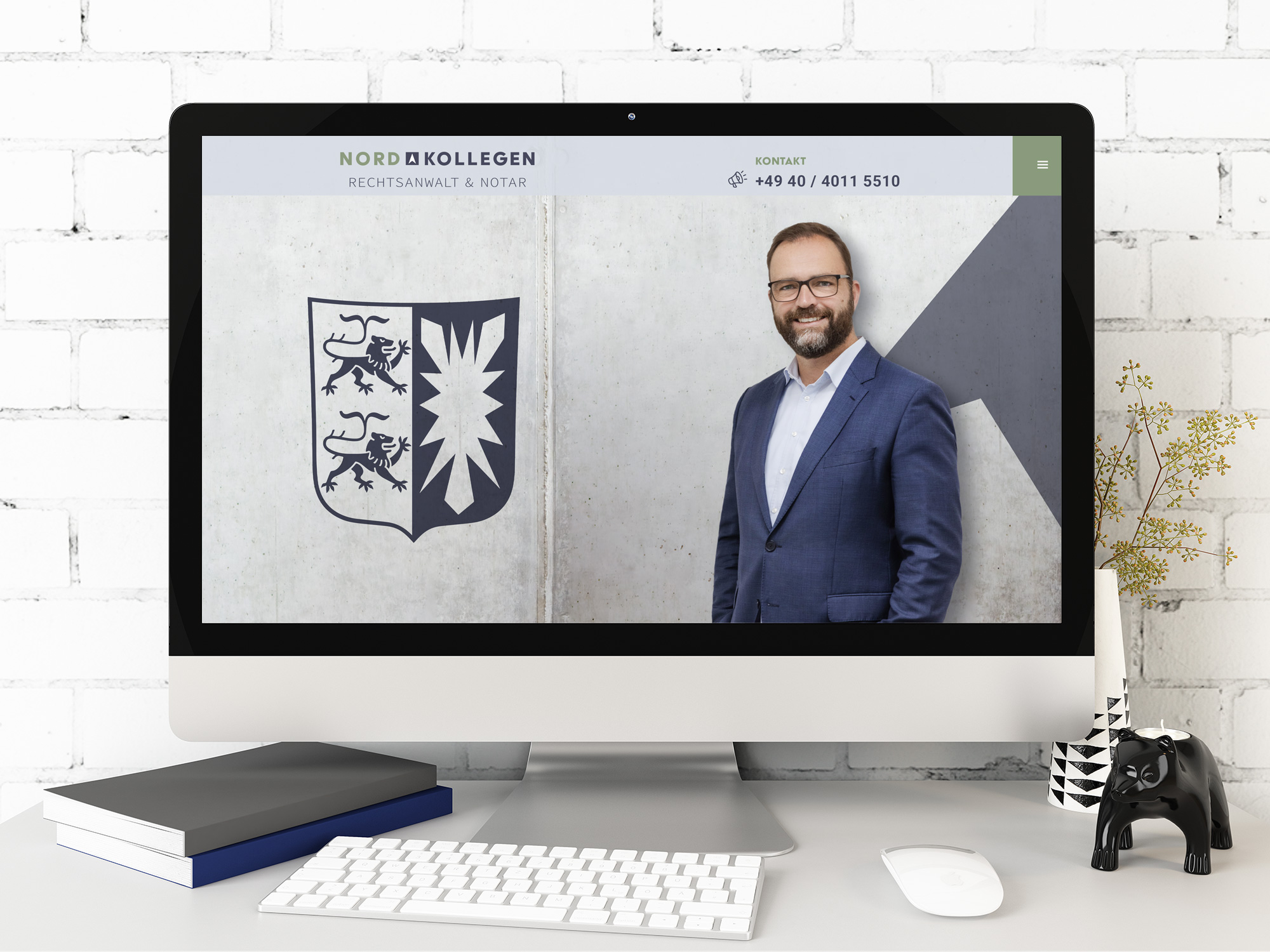 Rechtsanwalt Nordkollegen CI/Logo Entwicklung - Ausstattung - Webseite