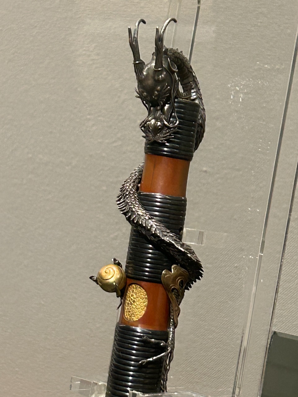 高瀬好山「竜拵」 Short sword with Takase Kozan's fittings