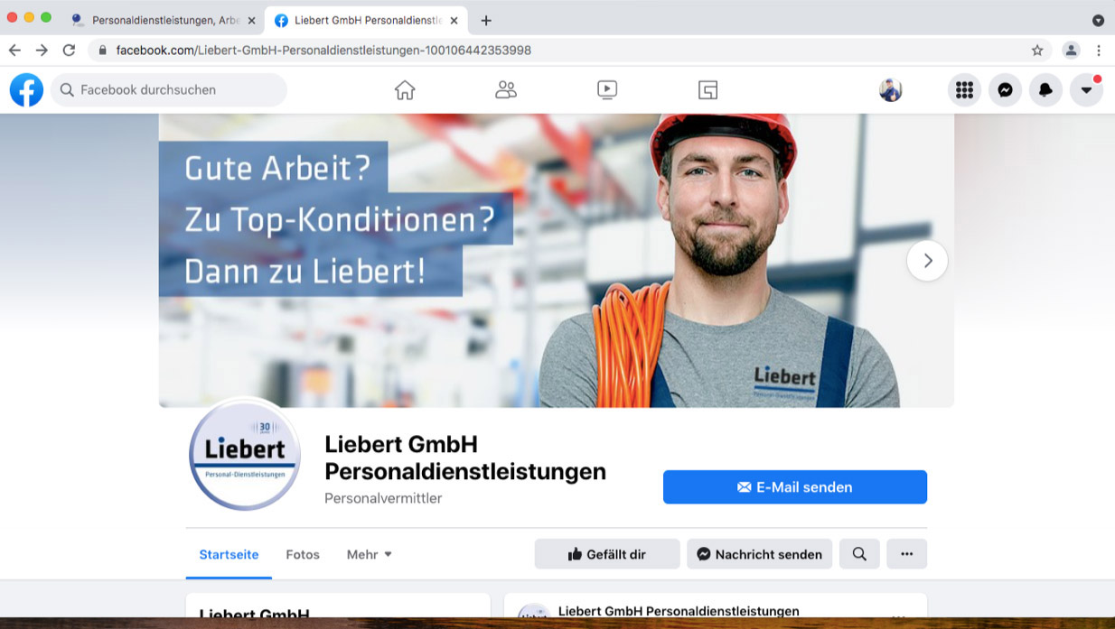 Liebert goes Facebook!