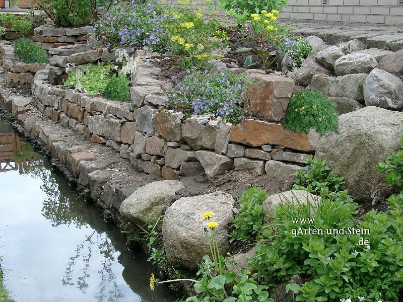 Trockenmauern gArten und Stein ökologische Gartengestaltung Bremen