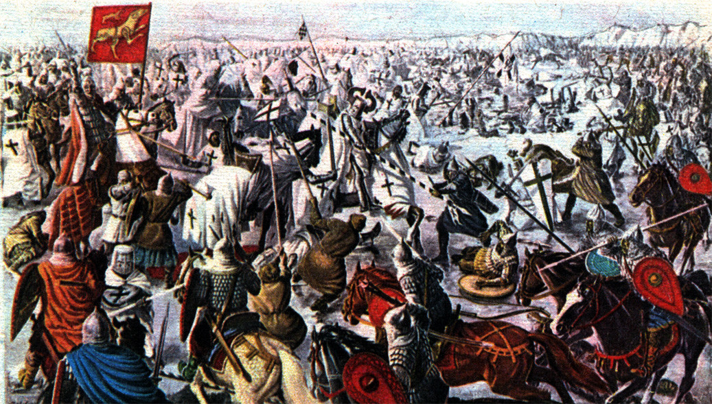 Что произошло в 1234 году. Битва Ледовое побоище 1242.