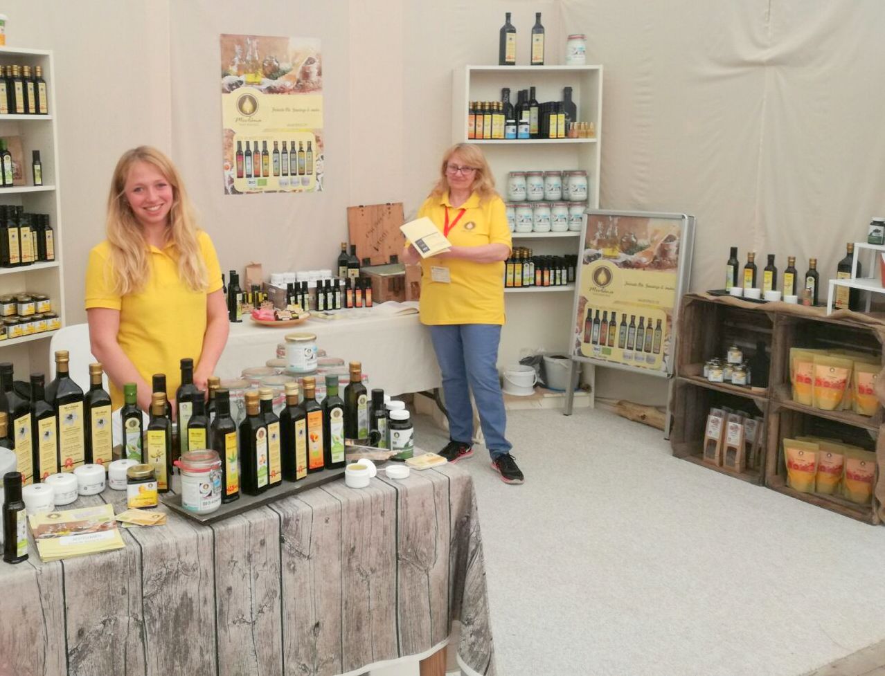 Präsentation Mevlâna Naturmühle auf dem Mannheimer Maimarkt 2017