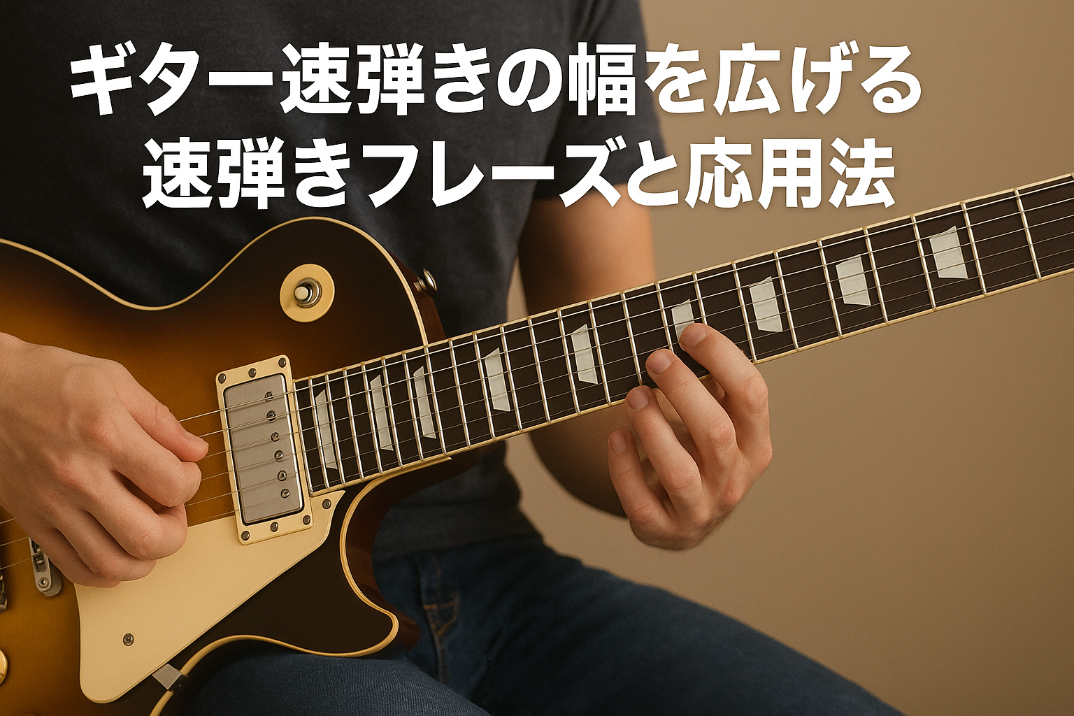 【ギター速弾き練習#3】3ノートパーストリングスのフレーズ練習｜4音・3音区切りの応用法