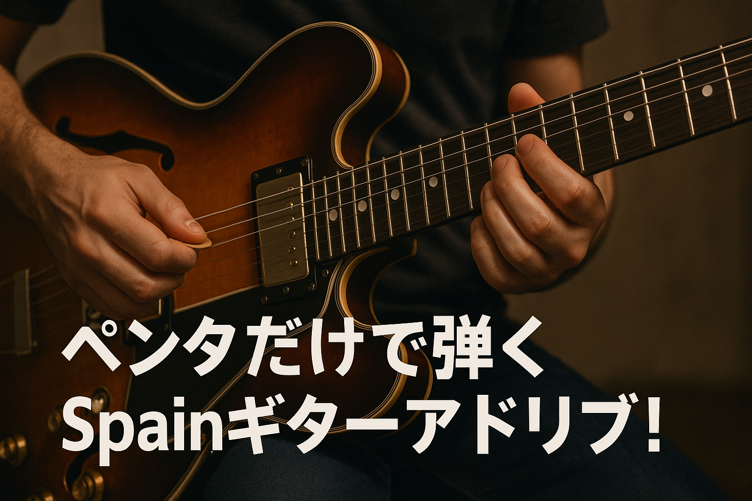『SPAIN』ギターアドリブ2　ペンタのみで！