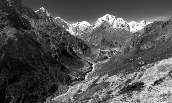 La solitudine nella fotografia di montagna e paesaggio