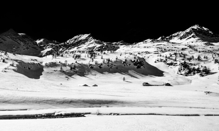 Meditation in mountain and landscape photography