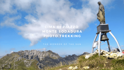 Photo from the statue on Cima di Piazzo with a view of the Zuccone Campelli