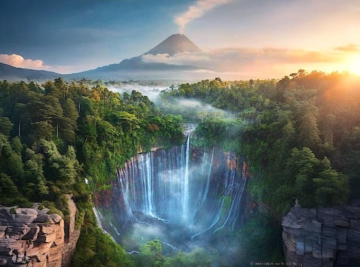 Tampaksewu Waterfallk