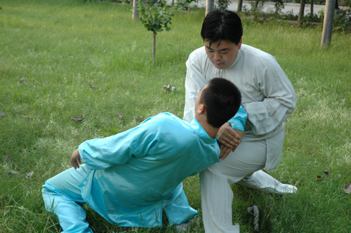 applications martiales du tai chi par Zhang Baozhong