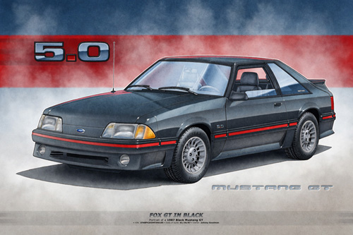 MUSTANG GT 1987, MUSTANG GT 1988, MUSTANG GT 1989, MUSTANG GT 1990,  MUSTANG GT FOX BODY